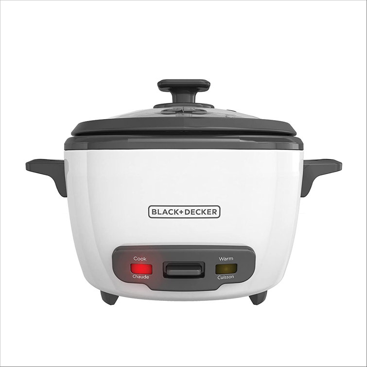 Black & Decker 14 Cup Rice Cooker And Food Steamer, White Wayfair Canada